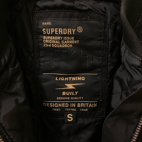Superdry Bomber Jacket. - Picture 3 of 4